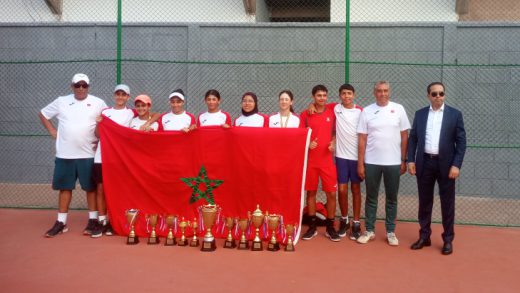 Le Maroc remporte le Championnat Afrique de tennis des moins de 14 ans.