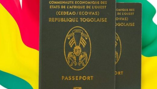 Classement mondial des passeports : le Togo gagne deux places.